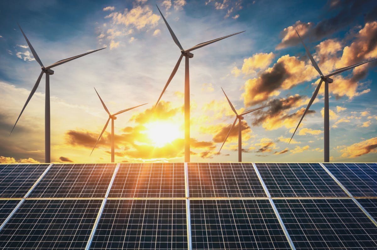 Pillar 1 Energy Transition Wind Energy Solar Panels
